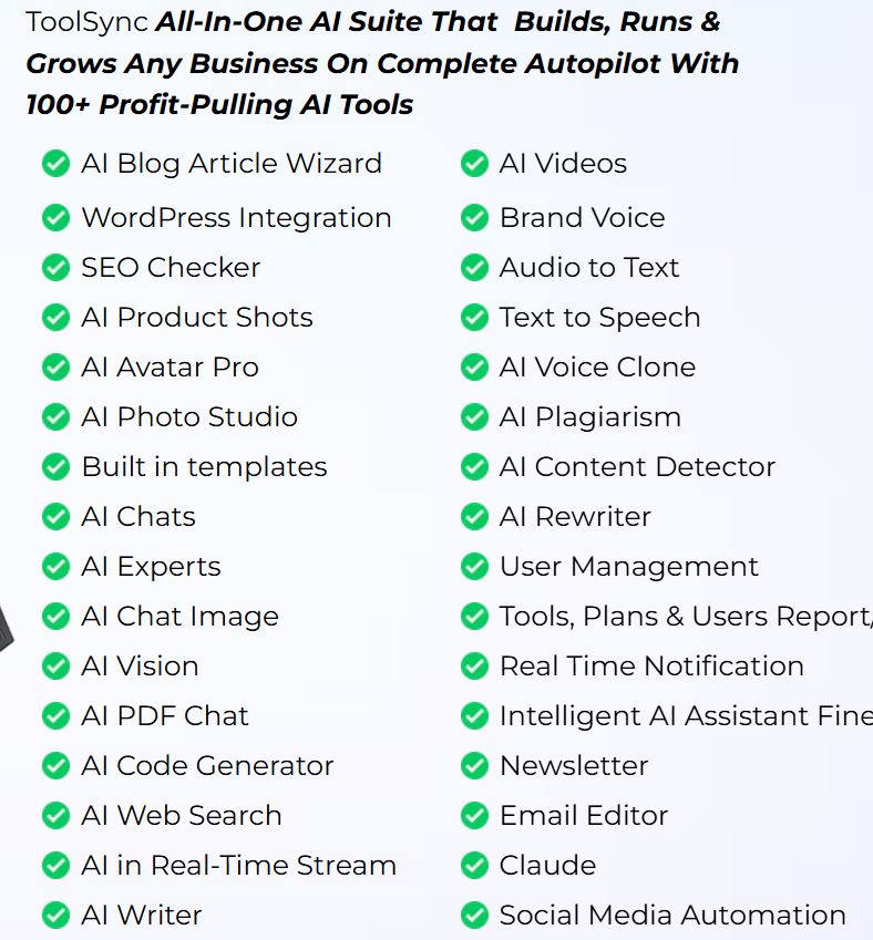 toolsync ai front end